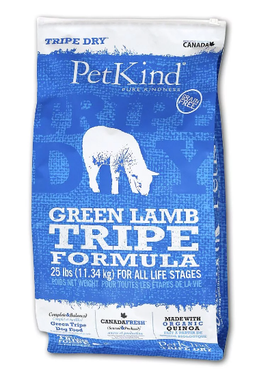 PetKind 無穀物羊草胃及火雞肉配方乾狗糧 6/14/25磅